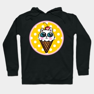 Kitty Cone Polka Dot Hoodie